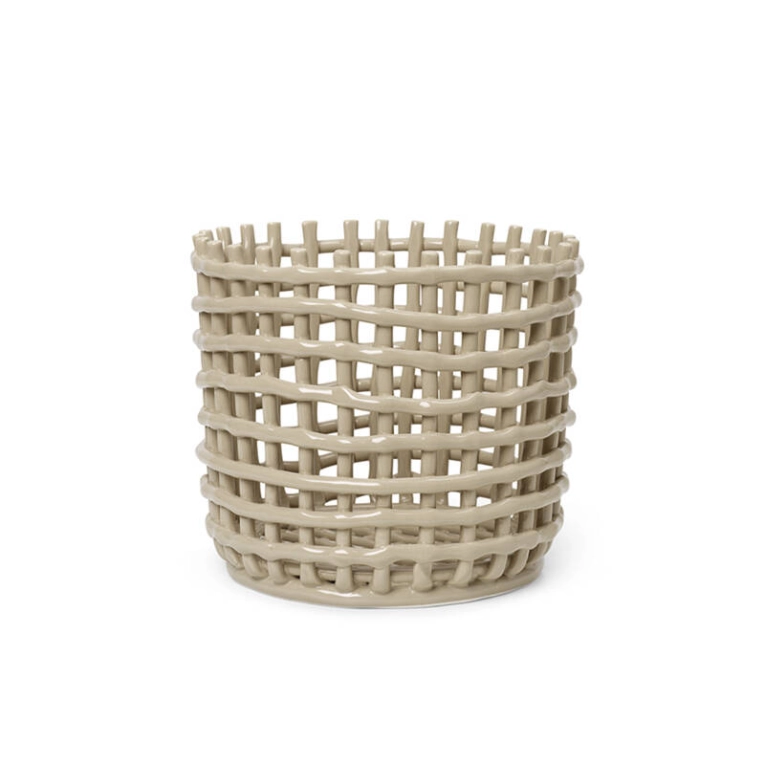 Petit rangement Corbeille CERAMIC large Cachemire FERM LIVING