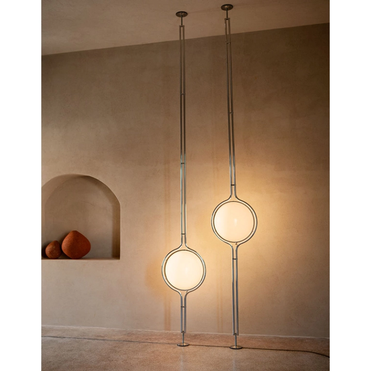Lampadaire DANA A Chrome TACCHINI