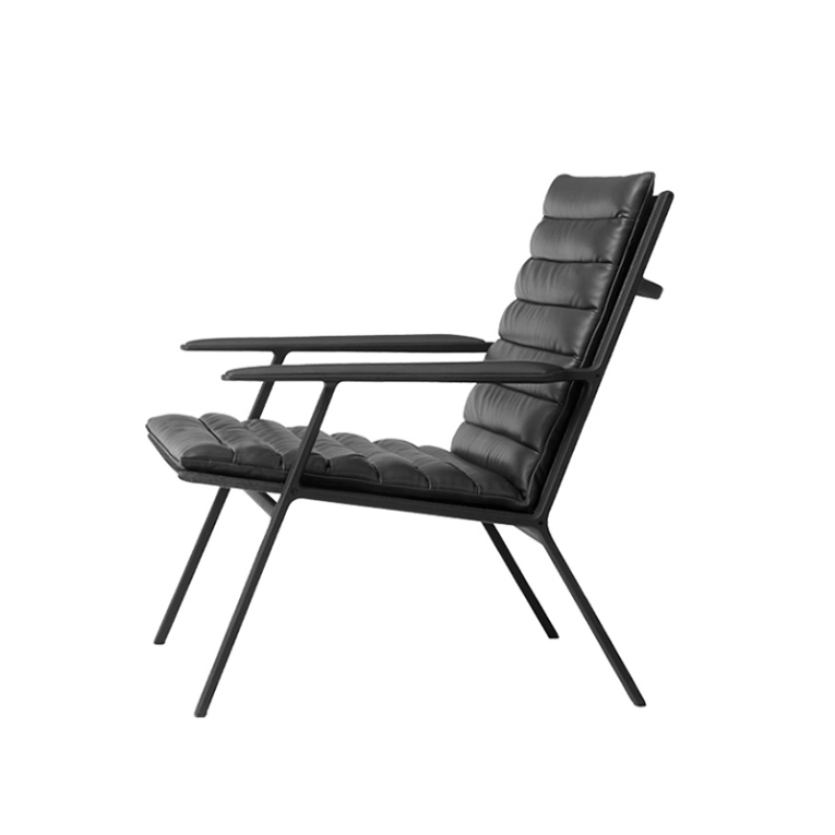 Fauteuil VIPP456 Cuir noir VIPP