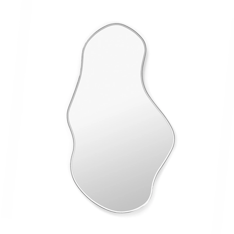 Miroir Miroir POND L Chrome foncé FERM LIVING
