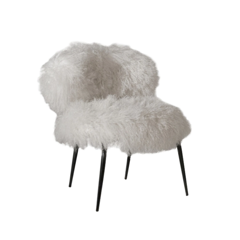 Fauteuil NEPAL Mongolia blanc BAXTER MADE IN ITALY