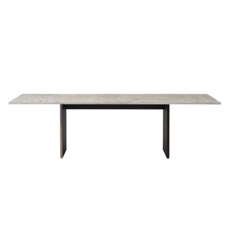 Table CABIN L 250 Limestone VIPP