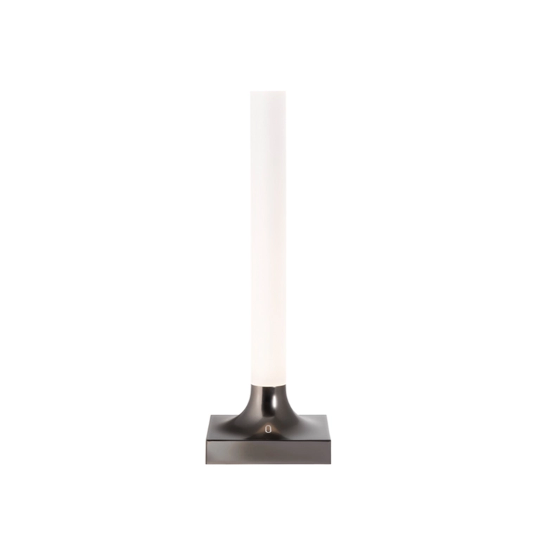 Lampe à poser GOODNIGHT PORTABLE Titane mat KARTELL