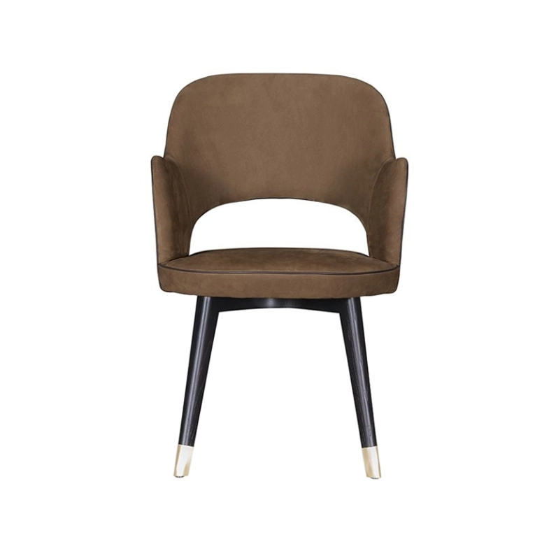 Chaise COLETTE ARMCHAIR Kashmir Cognac/ Tuscany Follonica BAXTER MADE IN ITALY