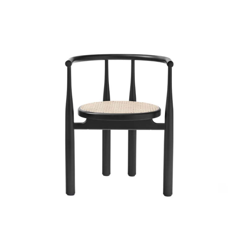 Chaise BUKOWSKI Noir NEW WORKS