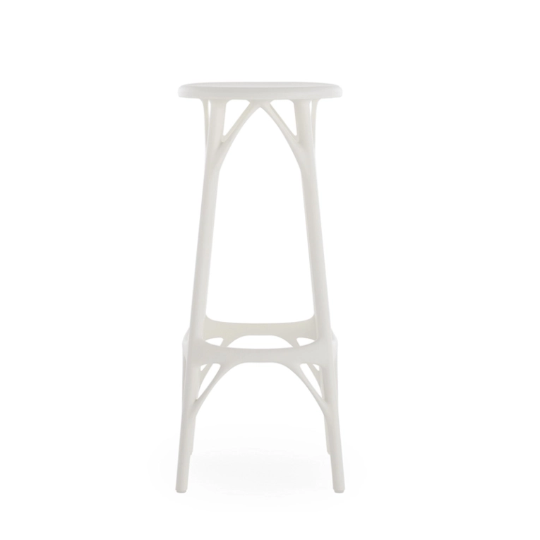 Tabouret haut A.I. STOOL LIGHT H 75 Blanc KARTELL