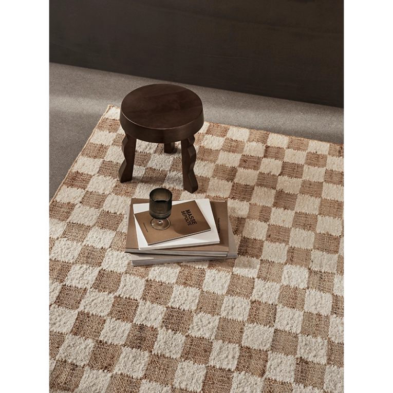 Carafe & verre Set de 2 verres à vin RIPPLE Gris fumé FERM LIVING