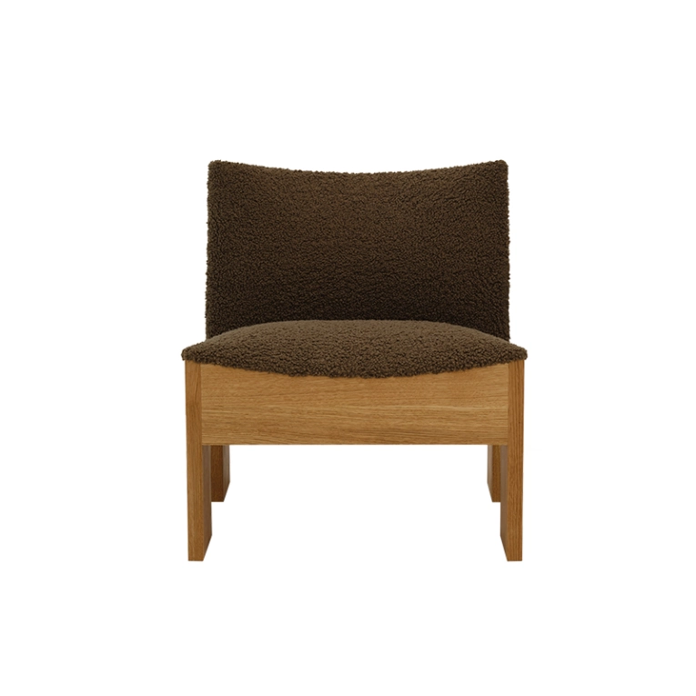 Fauteuil TENON Chêne/ Drake Mocha NEW WORKS