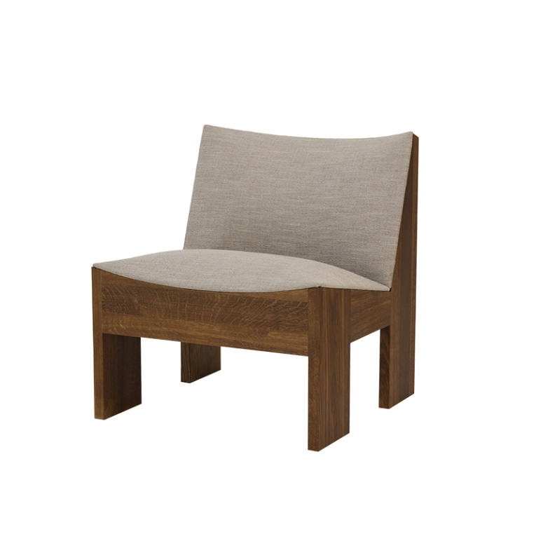 Fauteuil TENON Chêne fumé/ Ruskin Nori NEW WORKS