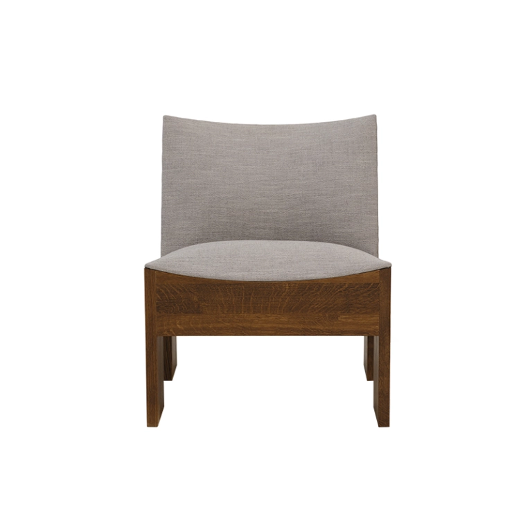 Fauteuil TENON Chêne fumé/ Ruskin Nori NEW WORKS