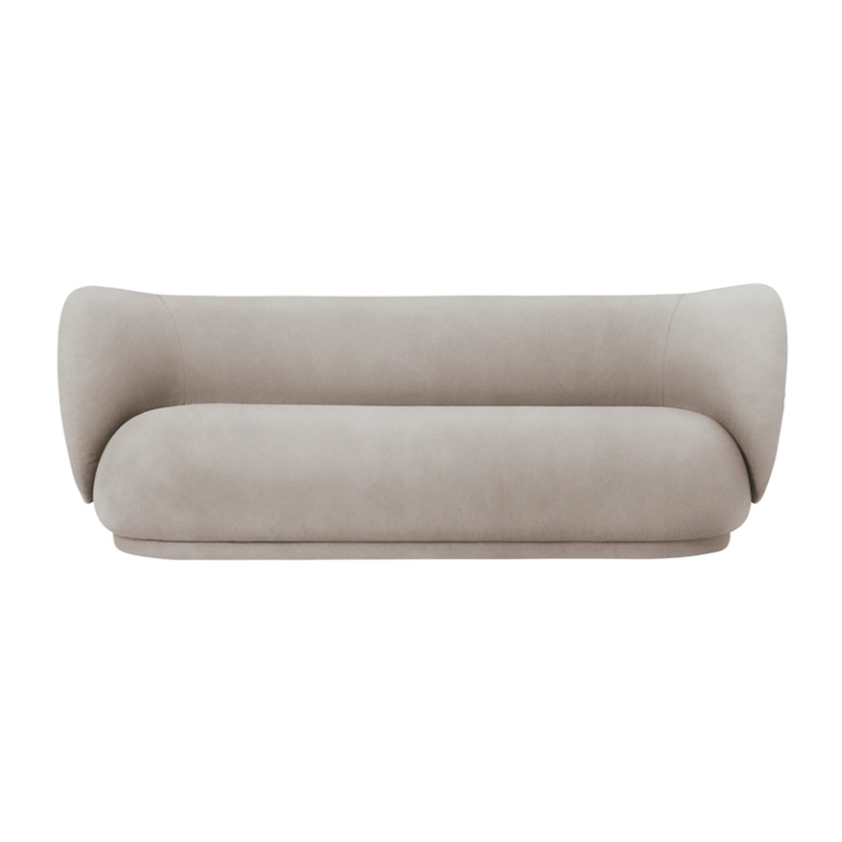 Canapé RICO 3 places Brossé Sable FERM LIVING