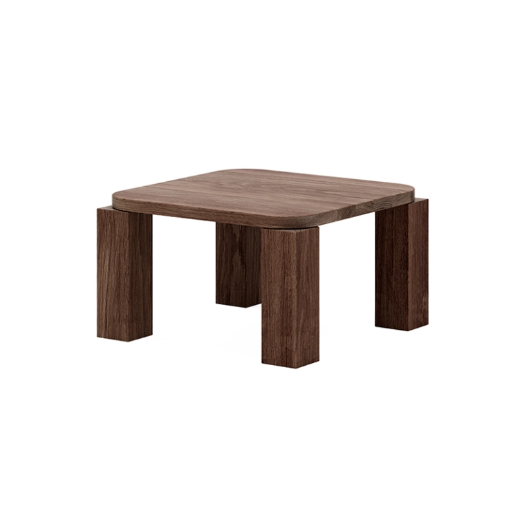 Table basse ATLAS 60x60 Chêne fumé NEW WORKS