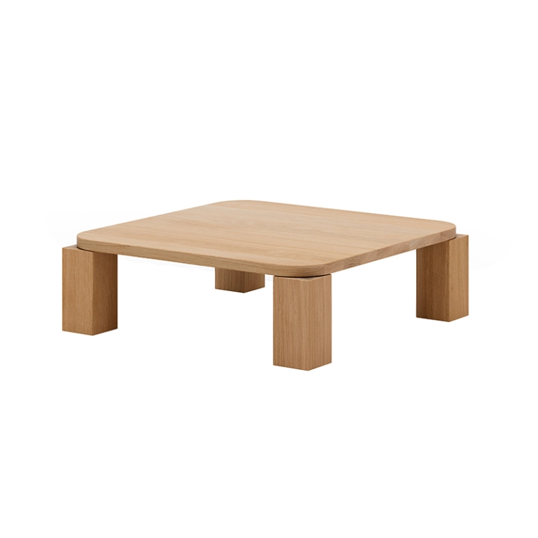 Table basse ATLAS 82x82 Chêne NEW WORKS