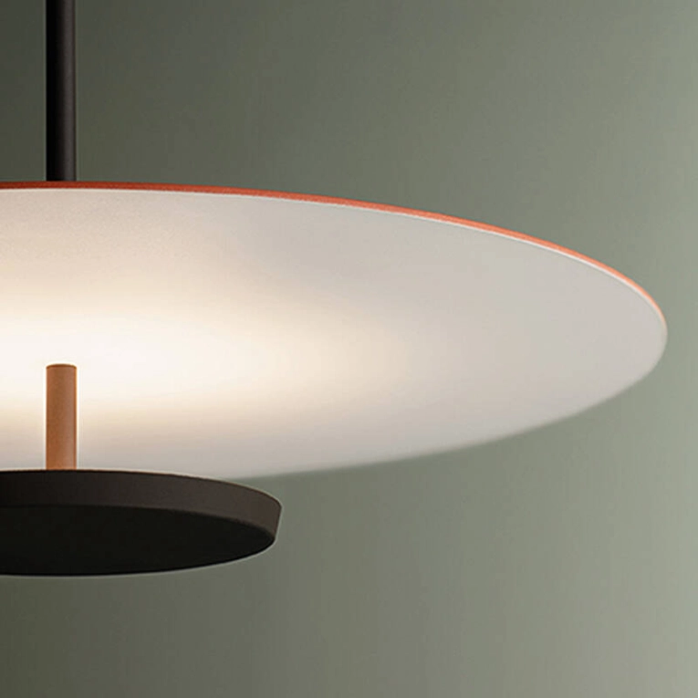 Suspension FLAT 5935 Rouge Terracotta mat VIBIA