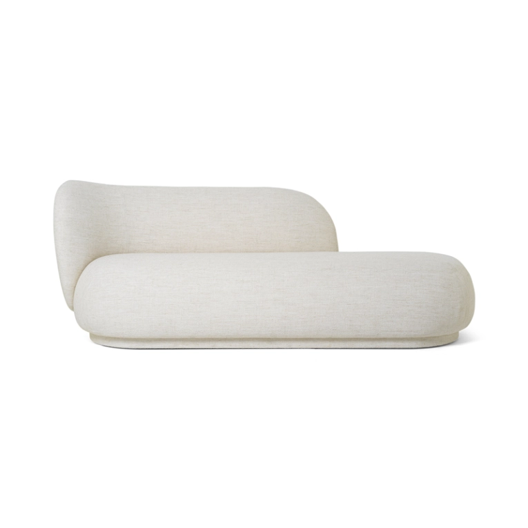 Canapé RICO DIVAN Bouclé Blanc cassé FERM LIVING