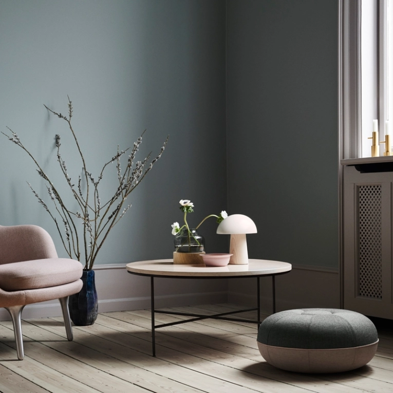 Table basse PLANNER Ø 80 Crème FRITZ HANSEN