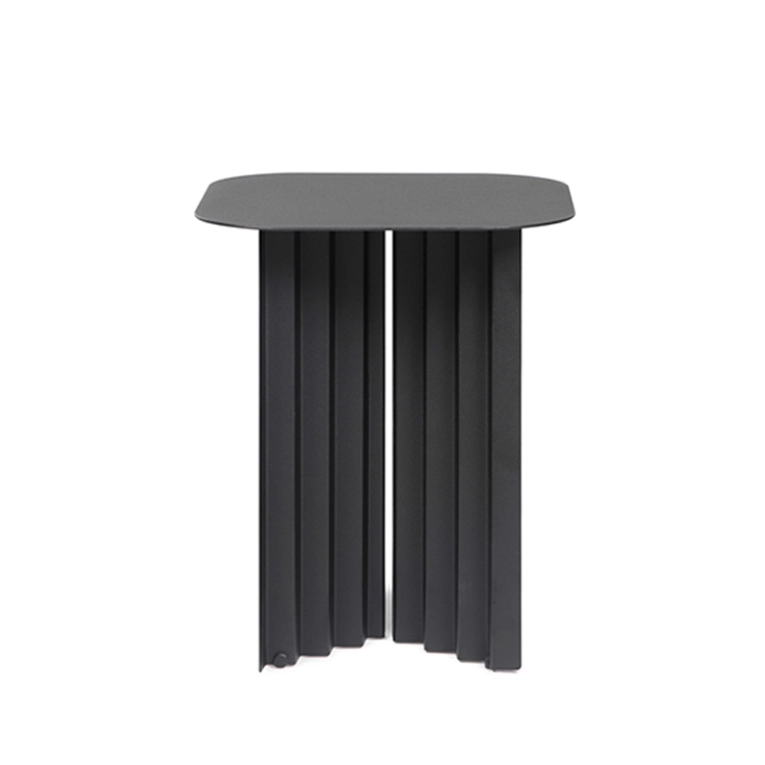 Table d'appoint guéridon PLEC small acier Noir RS BARCELONA