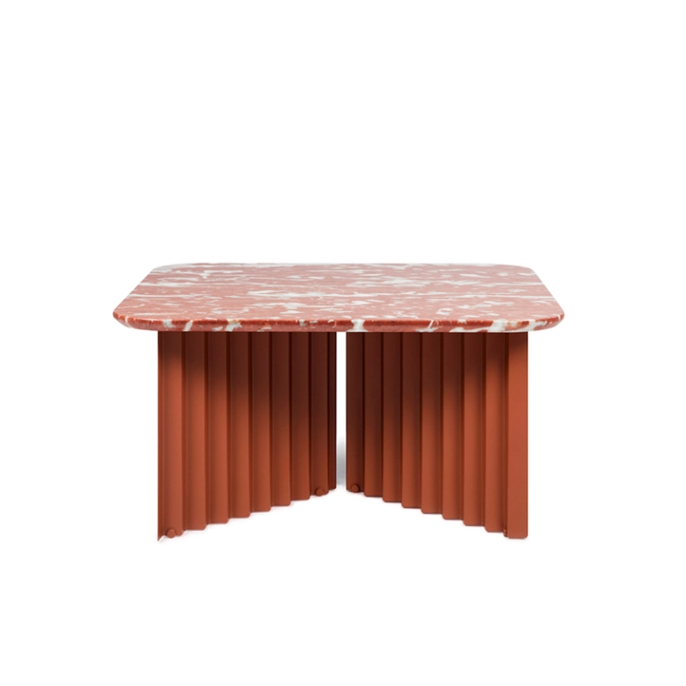 Table basse PLEC medium marbre Terracotta RS BARCELONA