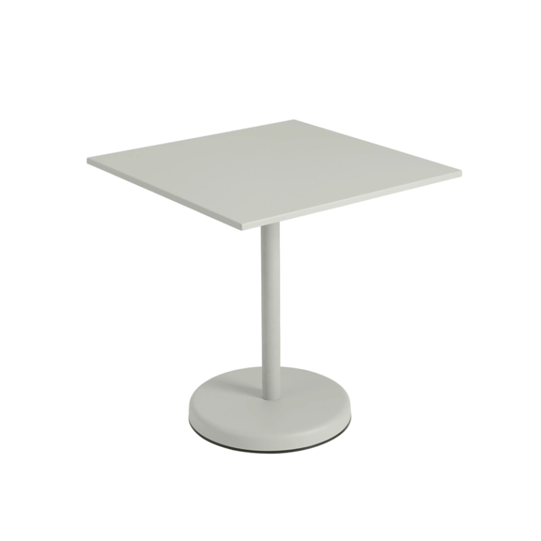 Table extérieur LINEAR STEEL CAFE 70x70 Gris MUUTO
