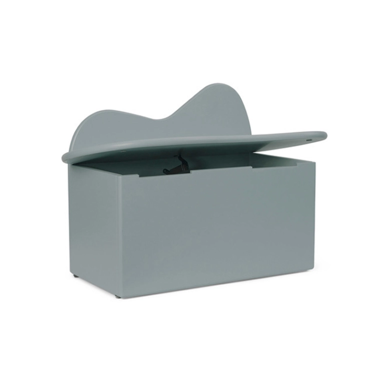 Rangement enfant Banc rangement SLOPE Bleu storm FERM LIVING