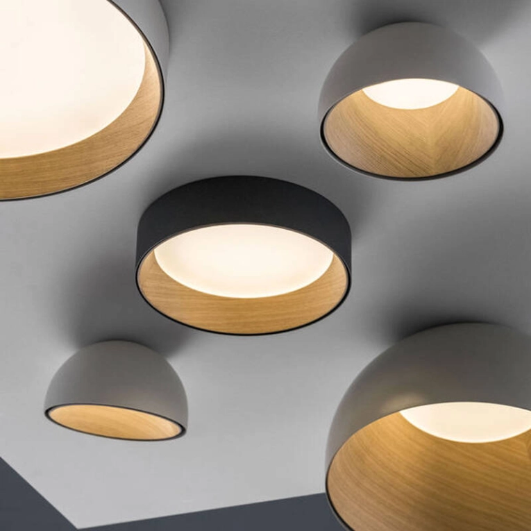 Plafonnier DUO 4874 Ø 35 Blanc VIBIA