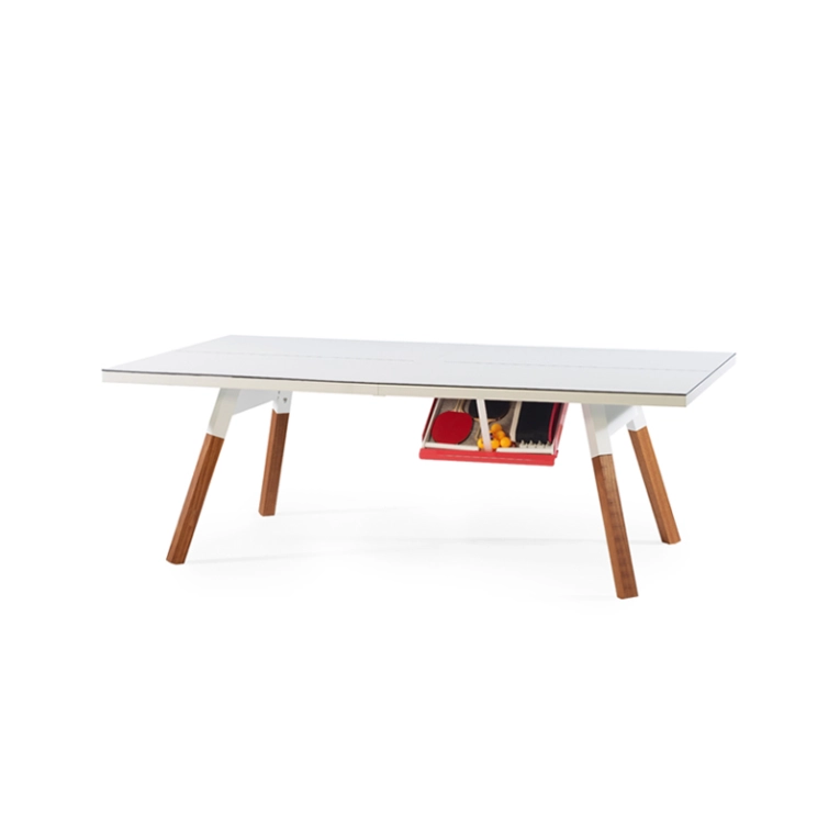 Table entreprise Table de ping-pong YOU AND ME Blanc RS BARCELONA