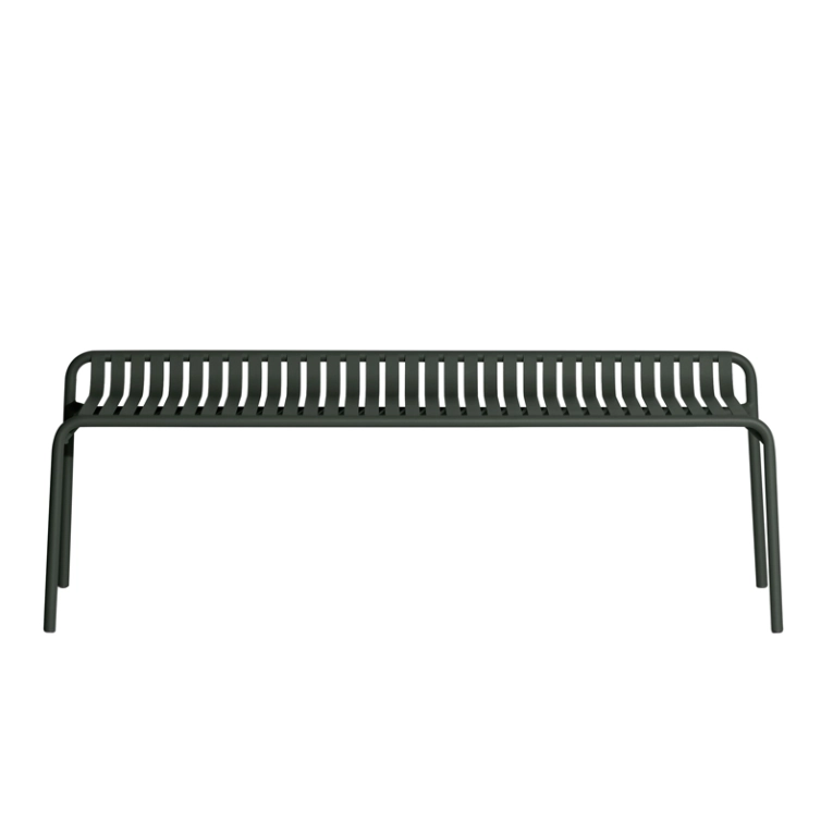 Banc extérieur WEEK-END sans dossier Vert bouteille PETITE FRITURE