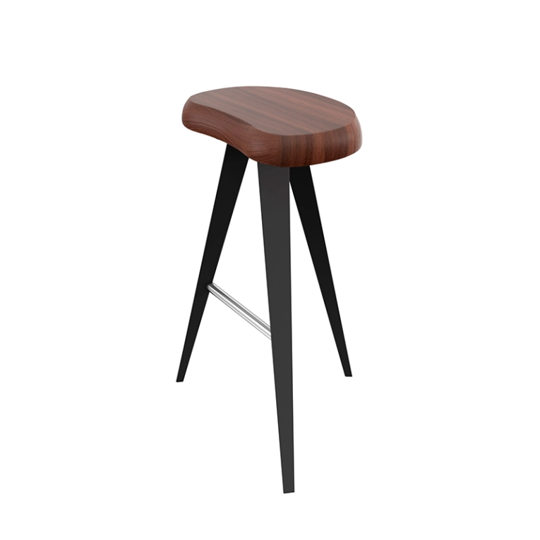 Tabouret haut MEXIQUE H 72 Noyer CASSINA