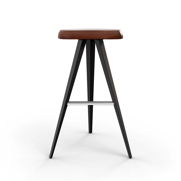 Tabouret haut MEXIQUE H 72 Noyer CASSINA