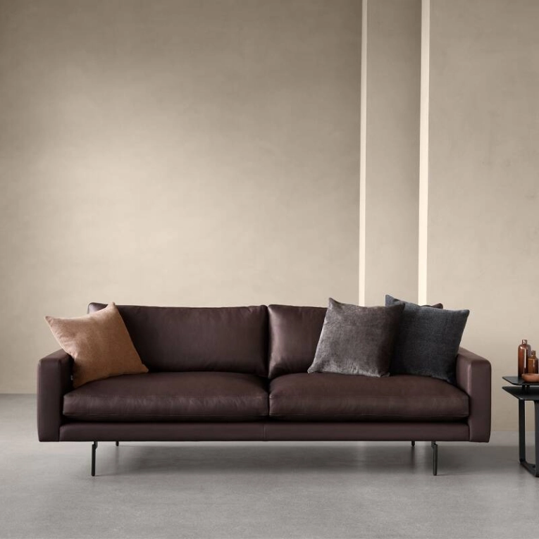 Canapé EDGE V1 2,5 places Faith marron  WENDELBO
