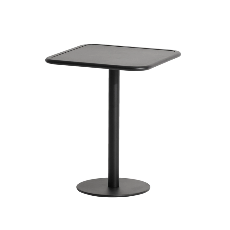 Table extérieur WEEK-END carrée Noir PETITE FRITURE