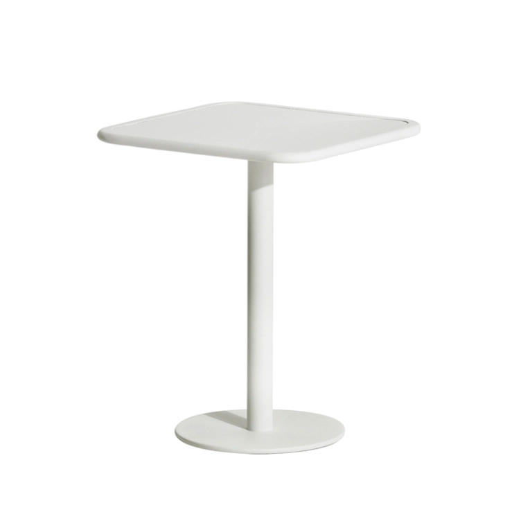Table extérieur WEEK-END carrée Blanc PETITE FRITURE