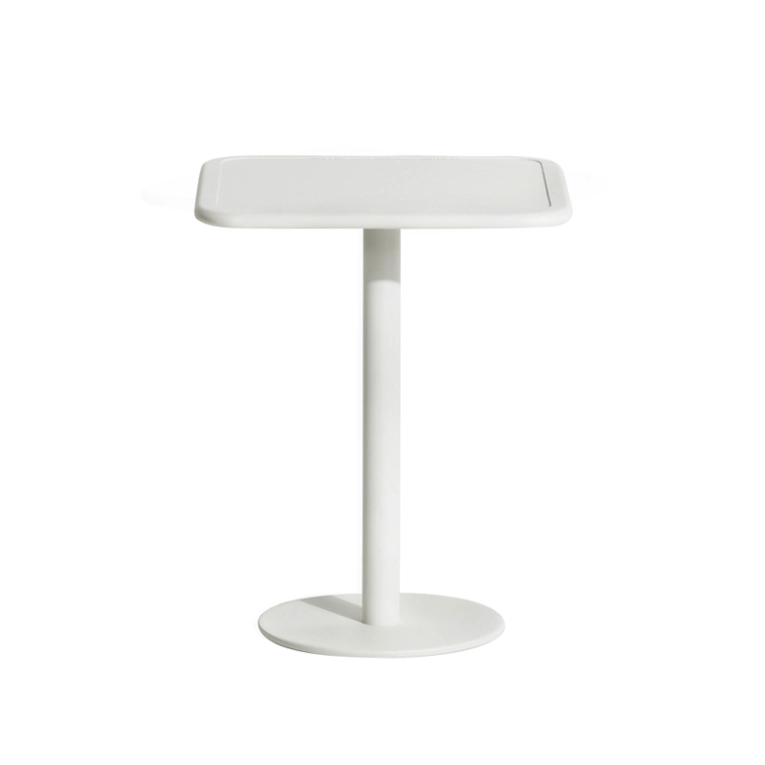 Table extérieur WEEK-END carrée Blanc PETITE FRITURE