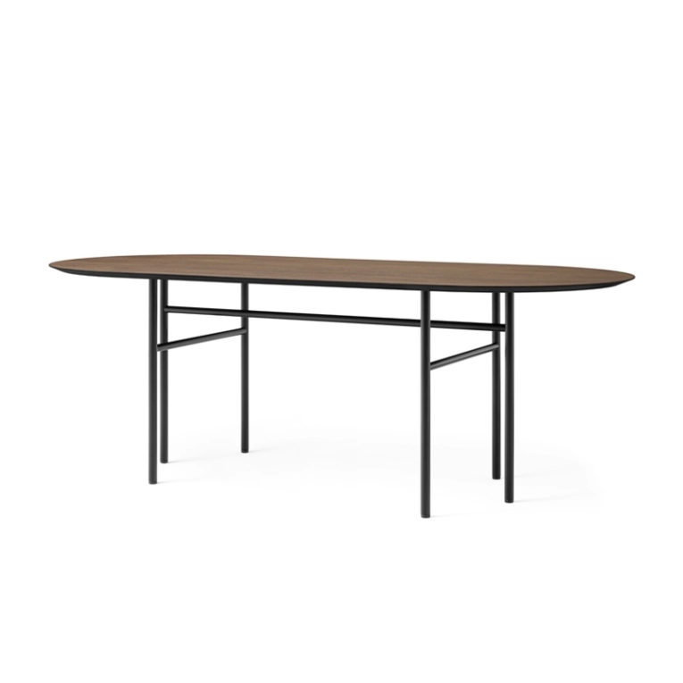 Table SNAREGADE Ovale Chêne foncé AUDO COPENHAGEN