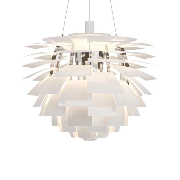 Suspension PH ARTICHOKE Ø72 Blanc LOUIS POULSEN