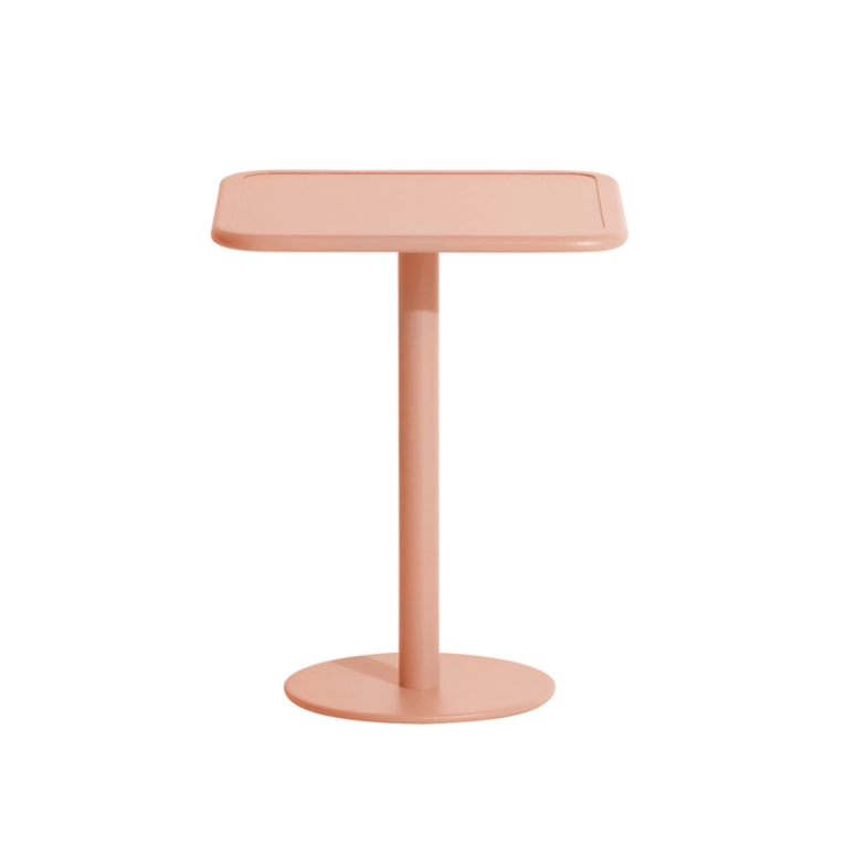 Table extérieur WEEK-END carrée Rose PETITE FRITURE