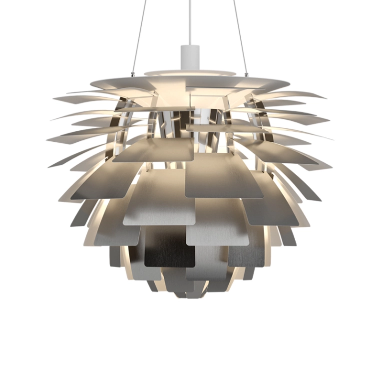 Suspension PH ARTICHOKE Ø72 Acier inox LOUIS POULSEN