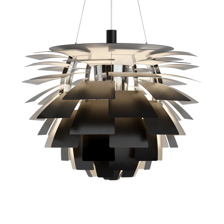 Suspension PH ARTICHOKE Ø84 Noir LOUIS POULSEN