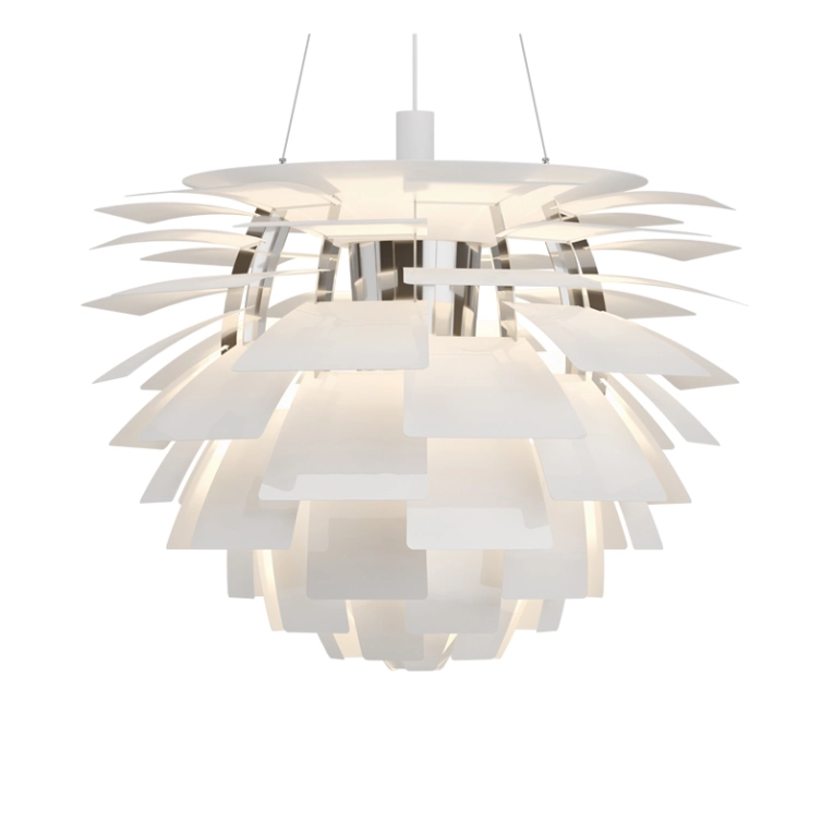 Suspension PH ARTICHOKE Ø84 Blanc LOUIS POULSEN