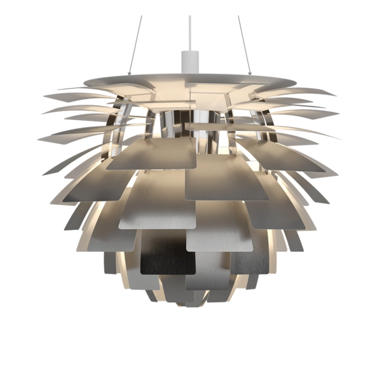 Suspension PH ARTICHOKE Ø84 Acier inox LOUIS POULSEN