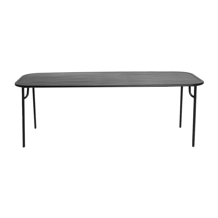 Table extérieur WEEK-END rectangulaire Noir PETITE FRITURE