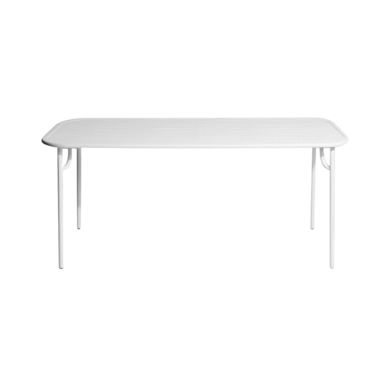Table extérieur WEEK-END rectangulaire Blanc PETITE FRITURE