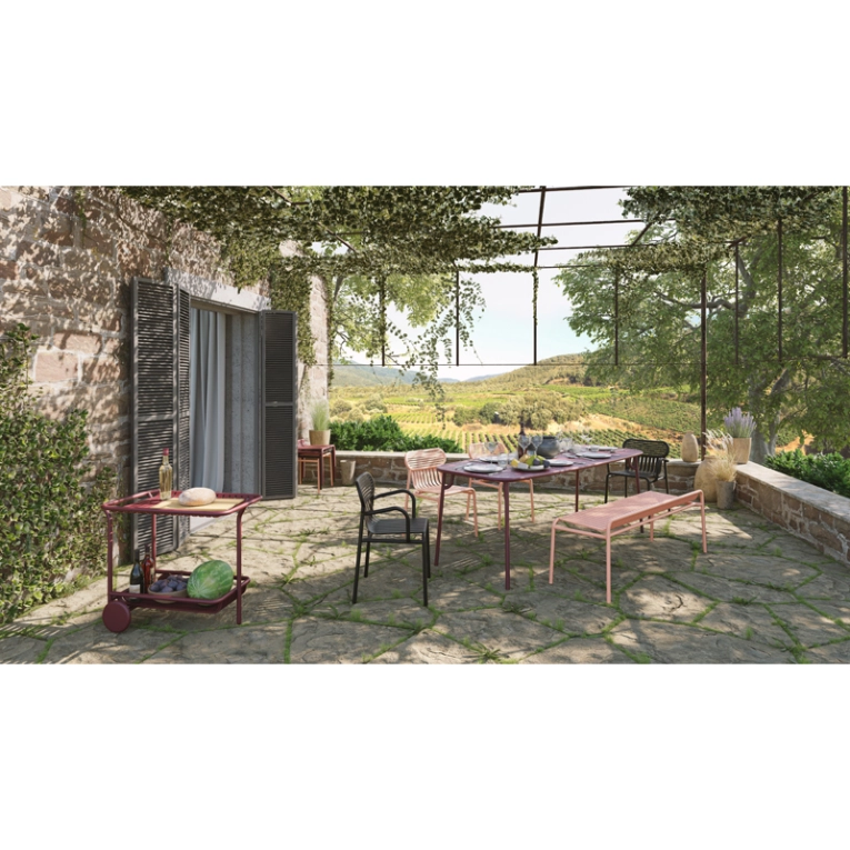 Table extérieur WEEK-END rectangulaire Vert bouteille PETITE FRITURE