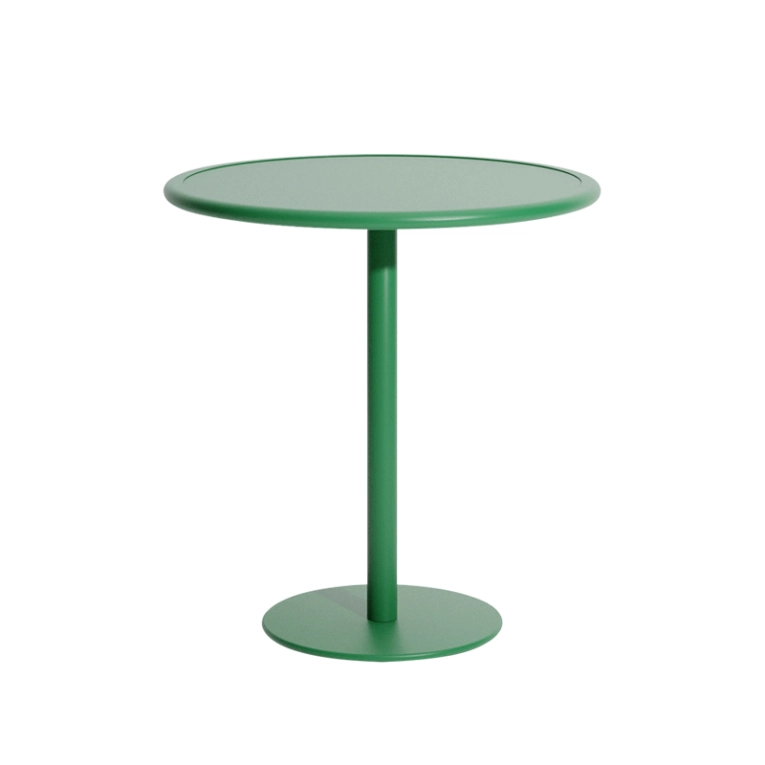 Table extérieur WEEK-END ronde Vert menthe PETITE FRITURE