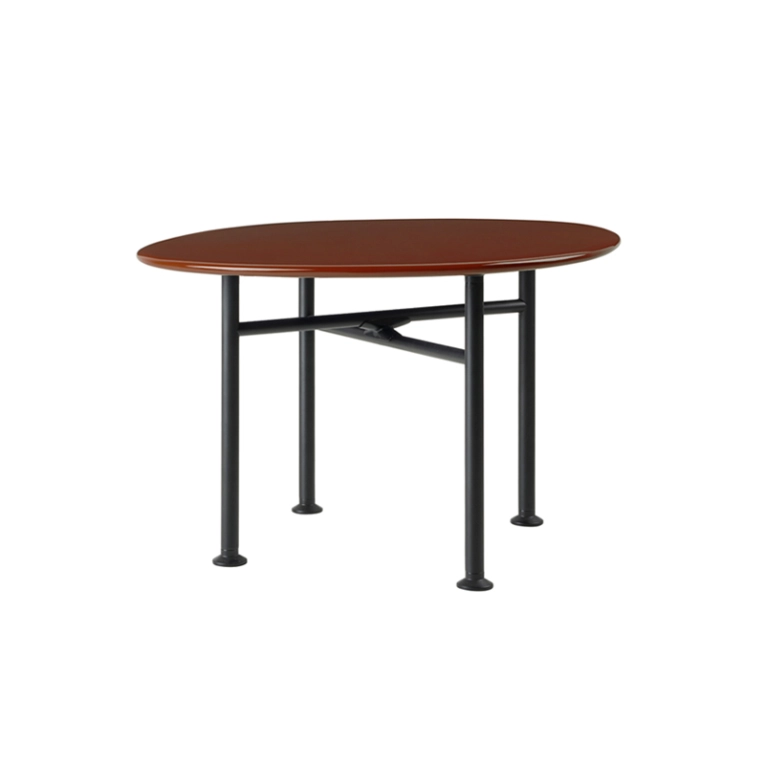 Table basse CARMEL 60X60 Rouge Rock GUBI