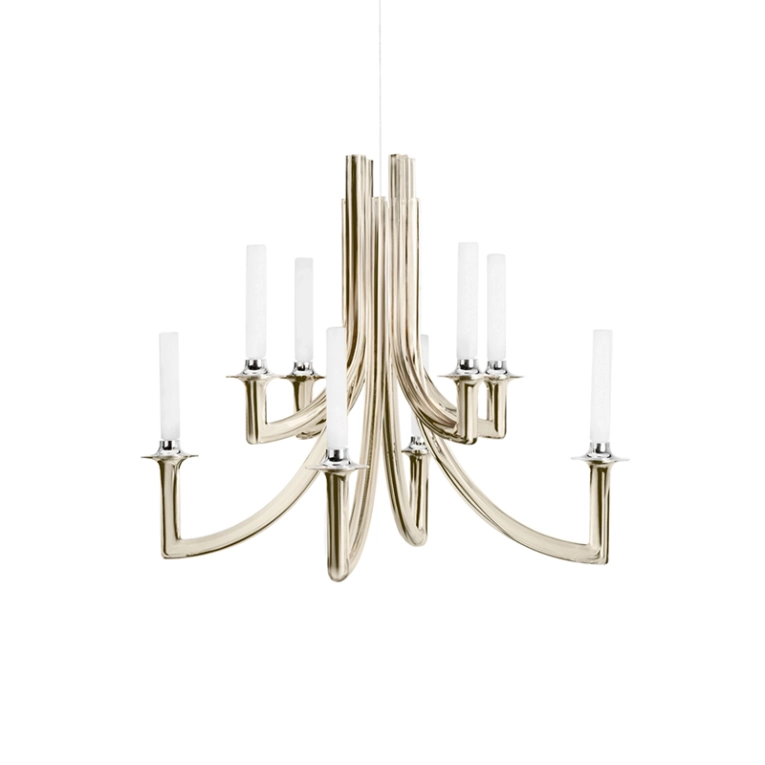 Suspension KHAN METAL Champagne brillant KARTELL