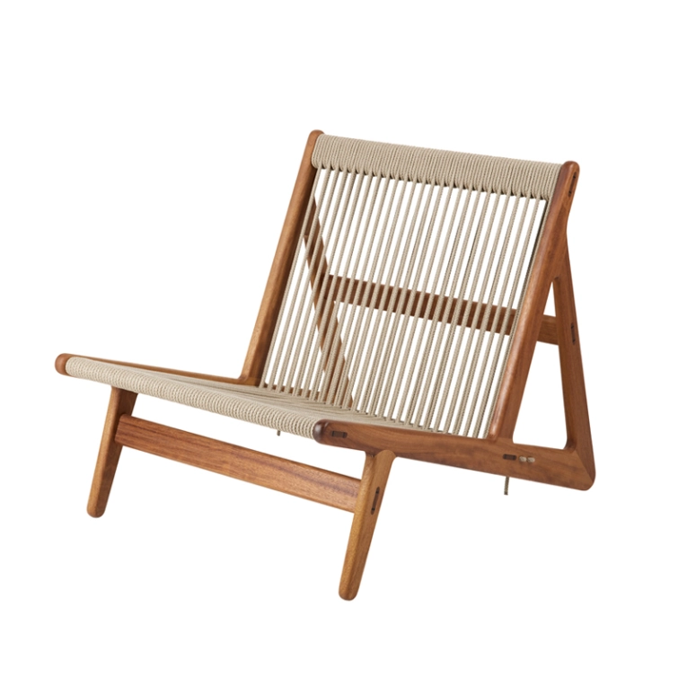 Fauteuil extérieur Fauteuil MR01 INITIAL OUTDOOR Iroko GUBI