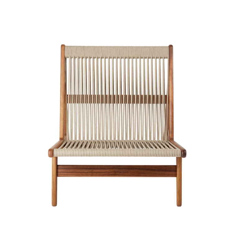 Fauteuil extérieur Fauteuil MR01 INITIAL OUTDOOR Iroko GUBI