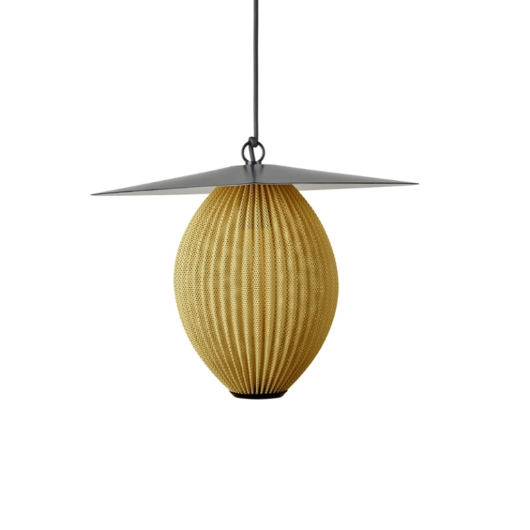 Luminaire extérieur Suspension SATELLITE OUTDOOR Moutarde GUBI