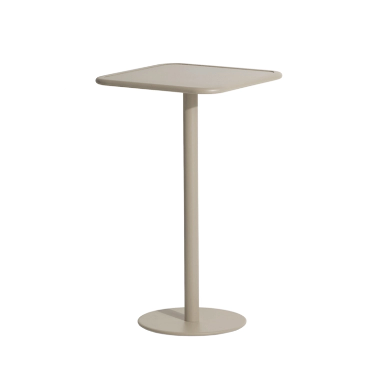 Table extérieur Mange-debout WEEK-END carré Dune PETITE FRITURE